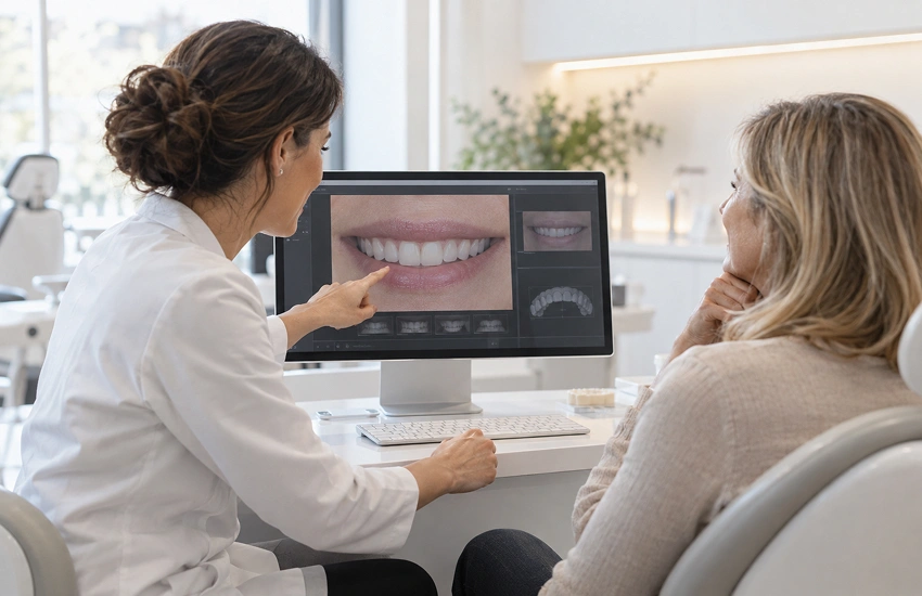 Valoració de microcarilles dentals mitjançant un disseny digital personalitzat del somriure